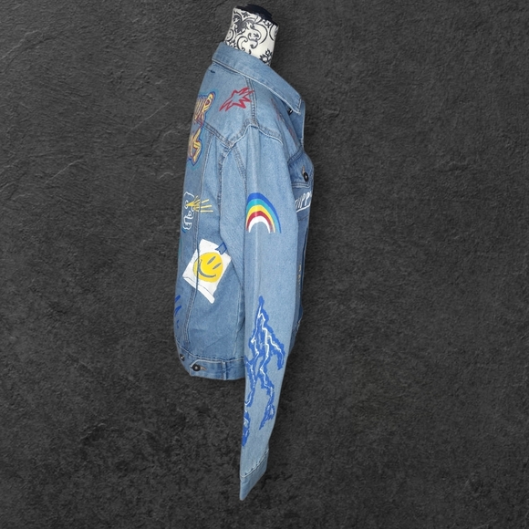 BROOKLYN CLOTH Graffiti Jean Jacket - Small - Picture 10 of 12